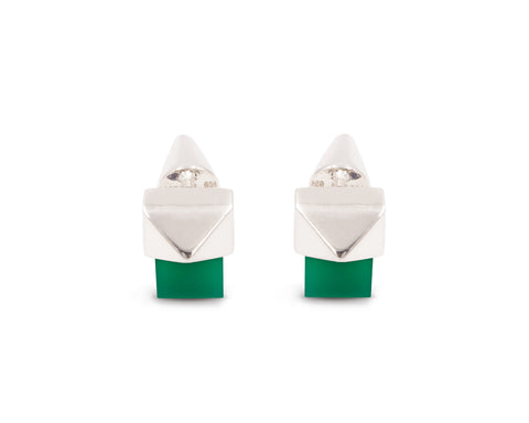 Boucles d'oreilles Quadrato en or