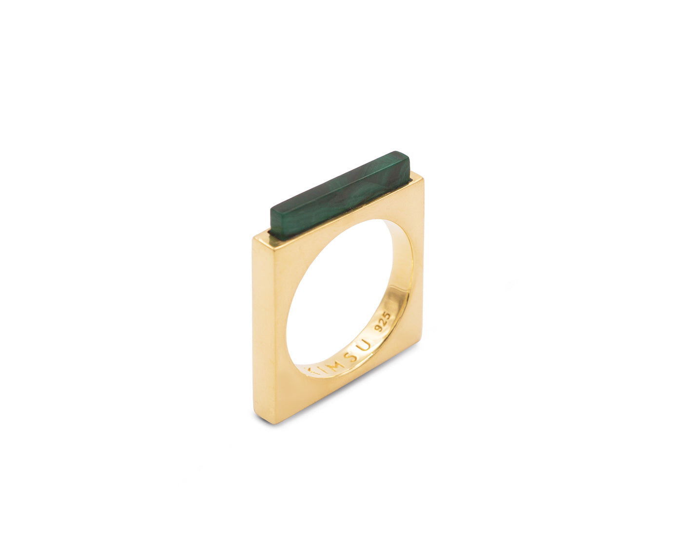 Quadrato Ring Gold