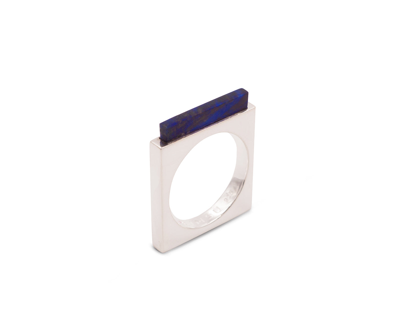 Quadrato Ring Silber