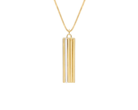 Scala Drop Earrings Silver