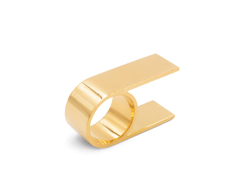 Double Finger Ring Gold