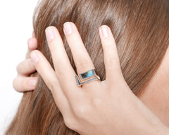 Edge Ring Silver