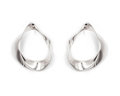 Quadrato Earrings Silver