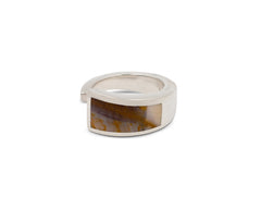 Jasper Ring Silver