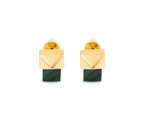 Quadrato Earrings Gold