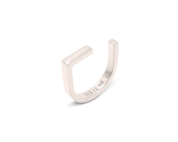 Bague minimaliste en argent