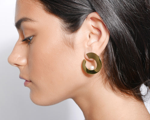 Onda Earrings Gold