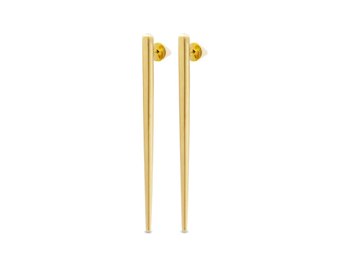 Scala Drop Earrings Gold