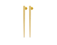 Scala Drop Earrings Gold