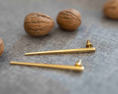 Scala Drop Earrings Gold