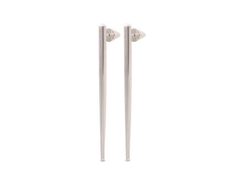 Scala Drop Earrings Silver